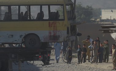 Un portavoz de los talibanes reivindicó los dos ataques en la capital contra las fuerzas de agresión. AFP