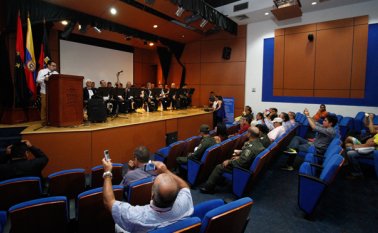 En Cúcuta la socialización se cumplió en el auditorio Eduardo Cote Lamus de la Torre del Reloj. Cortesía