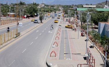 El paseo rojo y negro comprende 15 manzanas en Comuneros y la Primera Etapa de Atalaya. César Obando Roa