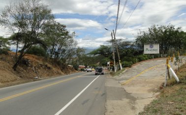 En este sector se produjo el accidente. La Opinión