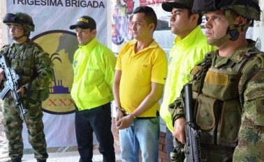 Daniel Serrano Carvajal tenía una orden de captura por concierto para delinquir. Ejército