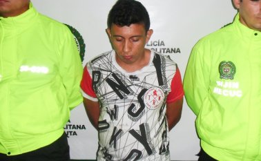 Yainer Fabián Suárez Yáñez es señalado de asesinar a un hombre en Barrio Nuevo. Policía Nacional