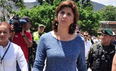 María Ángela Holguín estará este miércoles en Cúcuta. Archivo