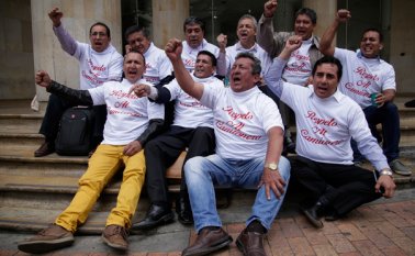 El ministro de Hacienda, Mauricio Cárdenas, resaltó el trabajo que se ha realizado por parte del Ministerio de Defensa con caravanas para lograr la movilización de quienes no están en paro. Colprensa
