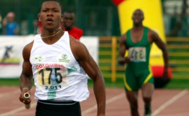 Yeison Rivas logró su boleto para Rio de Janiro en la prueba de 110 metros vallas. Colprensa