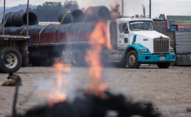 Luis Carlos Villegas informó que han detenido tres personas por amenazas a los conductores que se han hecho por redes sociales y en los lugares de concentración. Colprensa