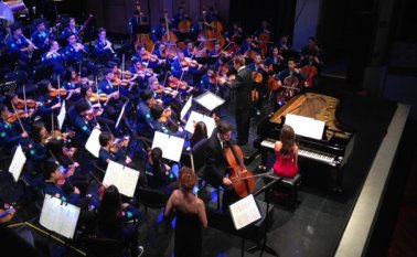 La Filarmónica Joven de Colombia llegará con más de 80 músicos de las regiones. Cortesía