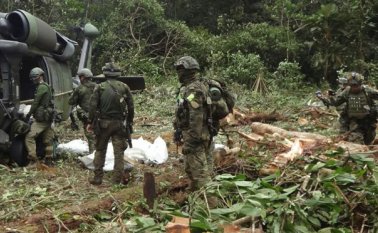 La operación militar conjunta forma parte de una avanzada de las autoridades en el departamento del Cauca. Colprensa | Archivo
