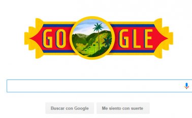 Así luce el buscador este 20 de julio de 2016. Google
