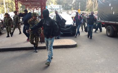 Los migrantes haitianos fueron detenidos en el municipio de Imues por soldados de la Vigésima Tercera Brigada. Ejército