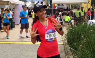 La modelo antioqueña Juliana López era integrante del equipo Las Divas del Fútbol. Internet