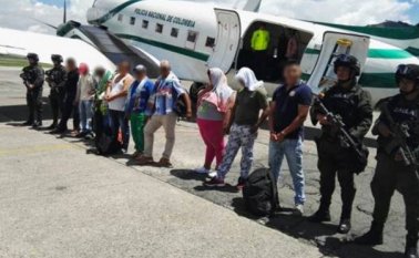 La institución informó que se logró gracias a un operativo contra la extorsión realizado en 14 de los 32 departamentos del país. Twitter