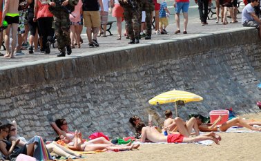 Según el gabinete protourisme “el mes de julio no fue muy bueno, pero pudo ser peor”.  AFP