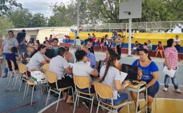 En lo que va corrido del año, esta dependencia de la Alcaldía ya llevado hasta los diferentes barrio de la ciudad, sus oficinas para que la comunidad haga ahí sus trámites.  Cortesía