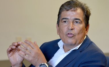 El colombiano Jorge Luis Pinto es el actual técnico de Costa Rica. Archivo