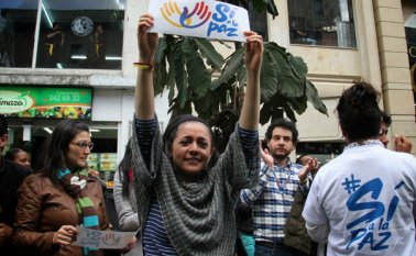 La campaña en favor y en contra del plebiscito por la paz mediante el cual se refrendarán los acuerdos de La Habana, comenzará oficialmente cuando el presidente de la República lo convoque. Archivo