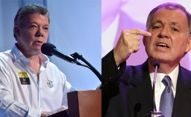 El presidente Juan Manuel Santos consideró que el cuestionario remitido por la Procuraduría es improcedente. El procurador Alejandro Ordóñez aseguró que el presidente sí está obligado a responder. Archivo