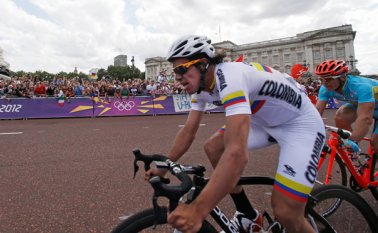 Rigoberto Urán es uno de los ciclistas claves en el equipo colombiano. Archivo