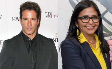 “Tengo al amor de mi vida aquí en Venezuela con la que espero casarme en algún momento, (...) Delcy Rodríguez”, dijo el actor. Internet