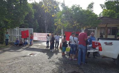Los bloqueos se hicieron en el sector la Y- alcabala 3, y en la Estación J-25 del campo de producción Tibú. Cortesía