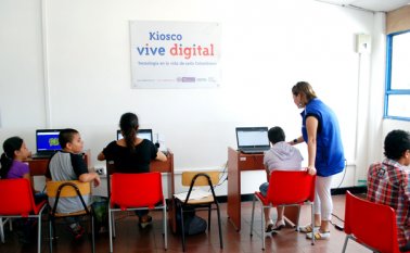 En los kioskos Vive Digital la comunidad de la zona rural, puede conocer de cerca el mundo tecnológico. Suministrada