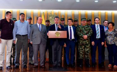 El presidente Santos dio a conocer el cronograma que se desarrollará para hacer las visitas técnicas en las zonas campamentarias. Colprensa