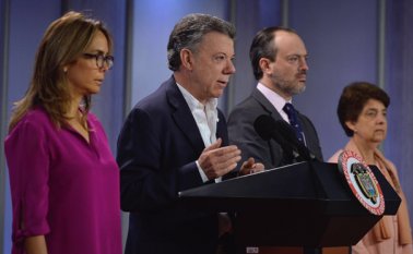 Santos explicó además que el gobierno está obligado a acatar los fallos de la Corte Constitucional. Colprensa