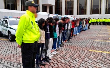 Los capturados delinquían en Facatativá, Girardot, Zipaquirá, Ubaté, El Rosal, Tocancipá, Madrid y Soacha. Policía Nacional