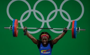 Ubaldina Valoyes e ubicó en el cuarto lugar con 111 kilogramos levantados en el arranque, 136 en el envión y 247 en el total. Colprensa