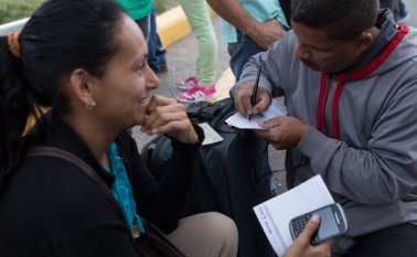 Este documento lo pide Colombia para conocer cuántas personas entran al país. Juan Pablo Cohen