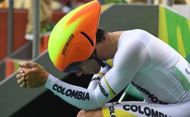 El ómnium, una suerte de decatlón del ciclismo en pista, consta de seis pruebas, que entregan puntos. AFP