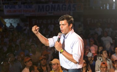 Leopoldo López, líder de la oposición venezolana. Archivo