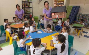 El objetivo del programa es llegar a un millón 500 mil niños atendidos integralmente. Archivo