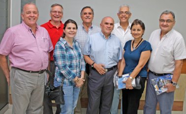 Rodrigo Lara, Oswaldo Ramírez, Alberto Ramón, Javier Hernández, Francisco Vélez, Fabiola Canal, Juan Pabón Hernández y Martha Lucía Porras. Mario Caicedo