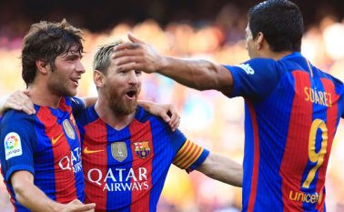 Barcelona derrotó este sábado 6-2 al Betis AFP