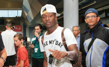 Marlos Moreno a su llegada a La Coruña. Tomada de Internet