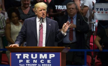 Donald Trump, candidato republicano a la Presidencia de Estados Unidos AFP