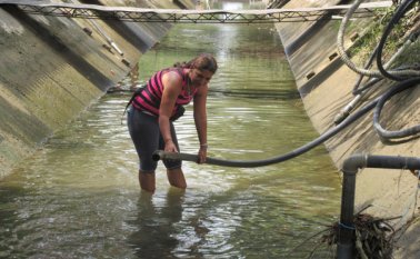 Buena Esperanza tendrá agua potable. Orlando Carvajal