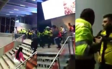 El caso se registró el pasado 4 de agosto, cuando el periodista Víctor Ballestas y los dos camarógrafos, intentaban grabar lo que habría sido un intento de hurto. Captura de pantalla