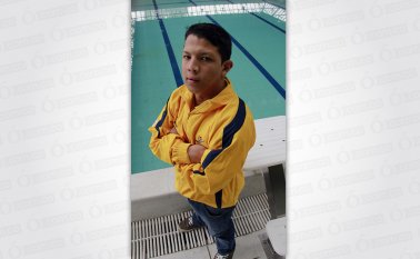 Nelson Crispín nació en Bucaramanga (Santander) el 10 de mayo de 1992. Colprensa