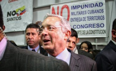 Álvaro Uribe Vélez aseguró que los grupos criminales seguirán haciendo de las suyas. Colprensa