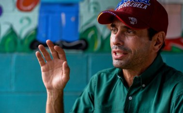 Henrique Capriles, líder opositor de Venezuela. AFP