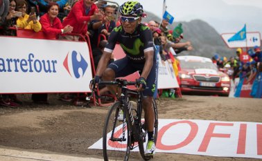 Nairo Quintana es nuevamente líder de la Vuelta a España. AFP