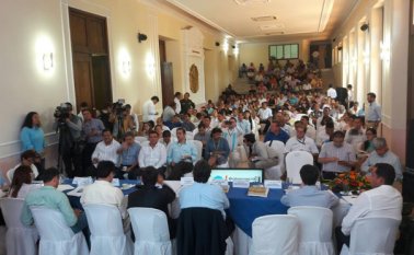 El foro se cumple en el recinto de la Asamblea Departamental de Norte de Santander Tomada de Twitter