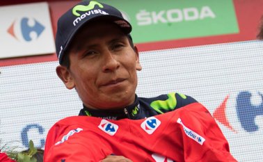 Nairo Quintana es el líder de la Vuelta a España. AFP