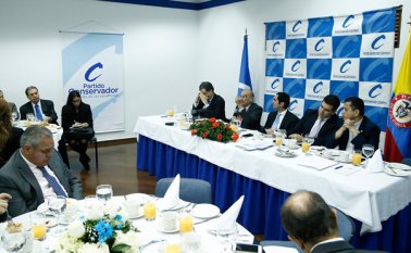 El partido Conservador aunció su apoyo a los acuerdos logrados en La Habana. Archivo