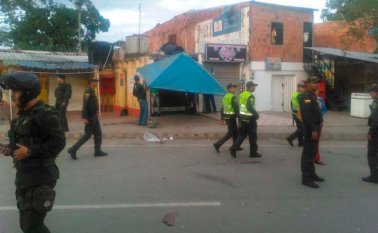 Las operaciones buscan controlar la invasión  de espacio público que se ha venido presentado en el corregimiento La Parada. Cortesía