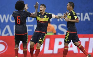 Colombia se enfrenta a Brasil en la octava fecha de la eliminatoria. AP