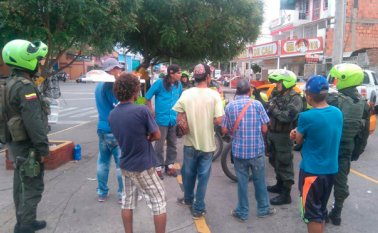 La Policía ha realizado controles permanentes en sitios donde es evidente la presencia de extranjeros trabajando. Cortesía