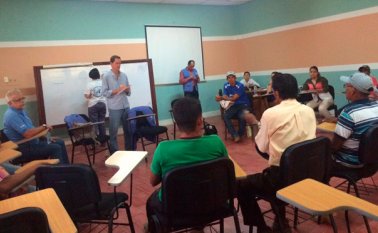 El delegado de la ONU estuvo en Tibú. Cortesía
